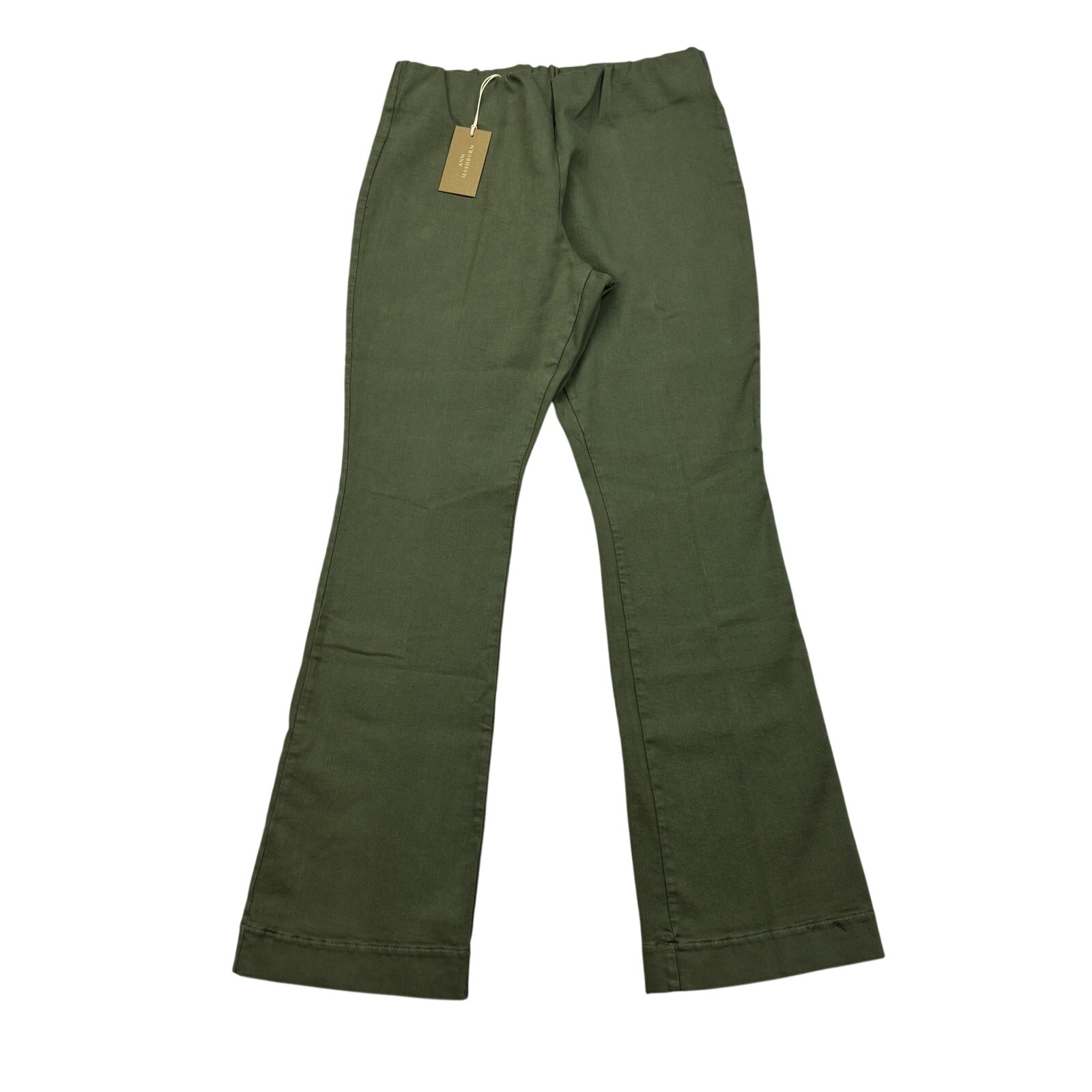 Ann Mashburn Faye Flare Cropped Lounge Pants Women's M Stretch Waist